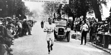 Marathon bei Olympia in Paris 1924