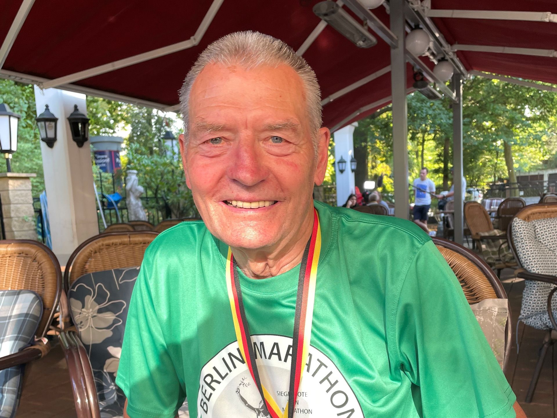 50. BMW BerlinMarathon Mit über 80 Jahren Vier, die schon 1974