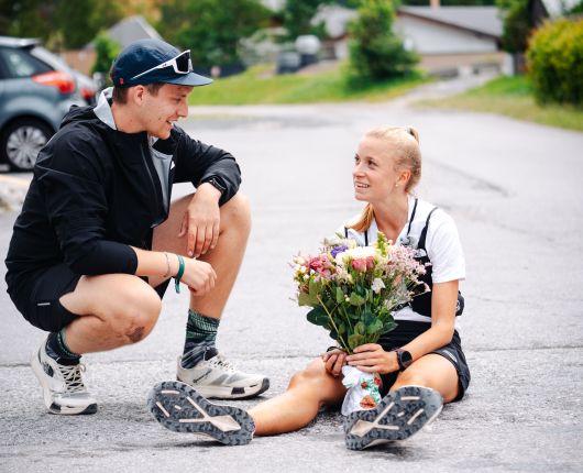 Ida-Sophie Hegemanns nach ihrer FNT auf dem Karwendel-Höhenweg