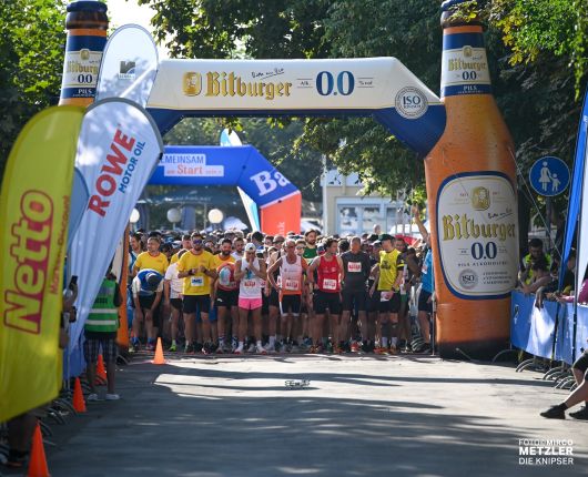 Startlinie des Nibelungenlauf